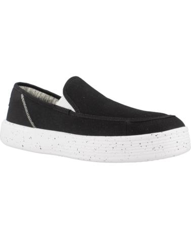 Deportivas de Hombre HEY DUDE ZAPATILLAS HOMBRE MODELO SUNAPPE COLOR NEGRO BLACK