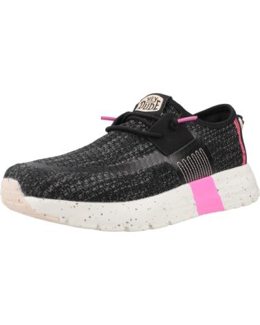 Sportivo per Donna HEY DUDE ZAPATILLAS MUJER MODELO SIROCCO COLOR NEGRO BLACK