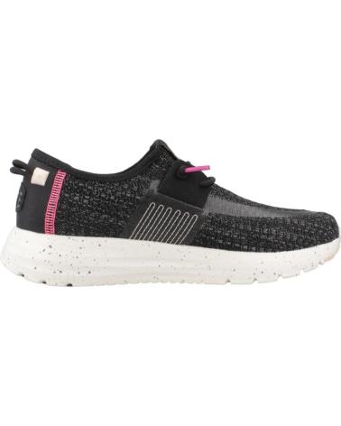 Sportivo per Donna HEY DUDE ZAPATILLAS MUJER MODELO SIROCCO COLOR NEGRO BLACK