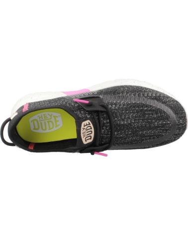 Sportivo per Donna HEY DUDE ZAPATILLAS MUJER MODELO SIROCCO COLOR NEGRO BLACK