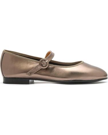 Ballerines pour Femme MENINA STEP WOMENS BOHEME MARY JANE LEATHER SANDALS GOLD