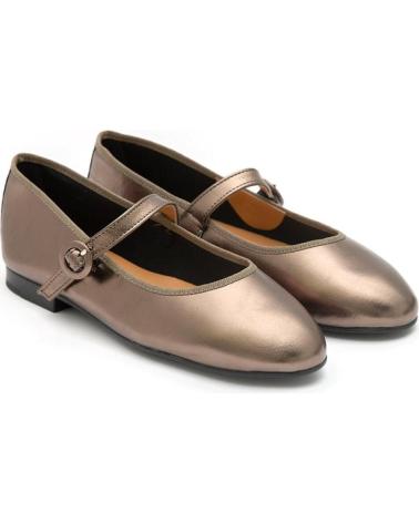Ballerinas für Damen MENINA STEP WOMENS BOHEME MARY JANE LEATHER SANDALS GOLD