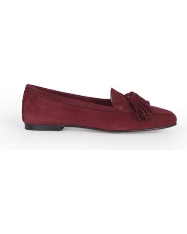 Woman Flat shoes MENINA STEP WOMENS CARDIFF SUEDE SANDALS BURGUNDY