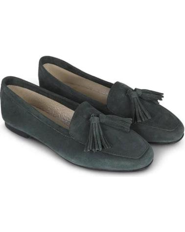 Flat-Shoes-De-Mujer-MENINA-STEP-WOMENS-CARDIFF-SUEDE-SANDALS-GREEN