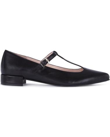Woman Flat shoes MENINA STEP WOMENS POINTED TOE STRAPPY SANDALS BLACK
