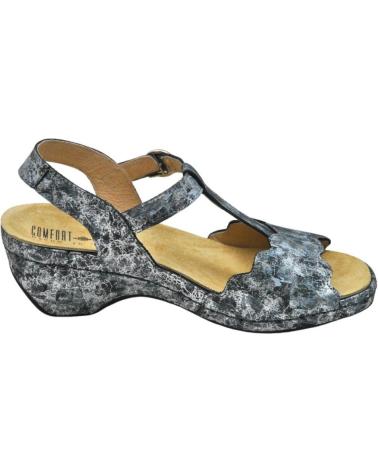 Sandalias de Mujer COMFORT CLASS 890 SANDALIA DE VESTIR PIEL PARA PLANTILLAS D ROMA ACERO