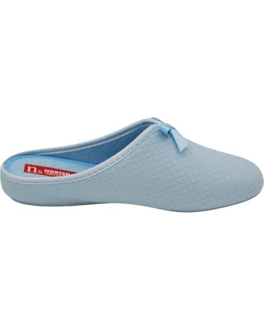 Pantufas de Mulher NORTEÑAS NORTENAS - ZAPATILLAS DE HOGAR PARA MUJER FORRO DE TOALLA CELESTE