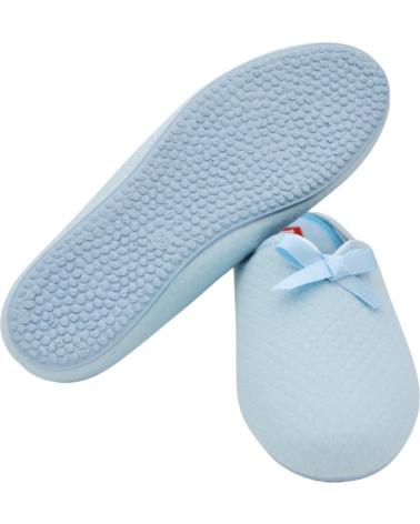 Pantufas de Mulher NORTEÑAS NORTENAS - ZAPATILLAS DE HOGAR PARA MUJER FORRO DE TOALLA CELESTE