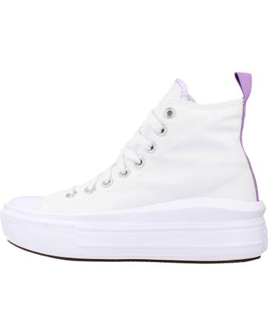 TÊNIS CONVERSE CHUCK TAYLOR ALL STAR MOVE HI A03667C BRANCO ROXO WHITE TÊNIS CONVERSE CHUCK TAYLOR ALL STAR MOVE HI A03667C BRANCO ROXO WHITE