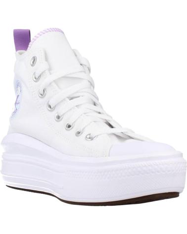 TÊNIS CONVERSE CHUCK TAYLOR ALL STAR MOVE HI A03667C BRANCO ROXO WHITE TÊNIS CONVERSE CHUCK TAYLOR ALL STAR MOVE HI A03667C BRANCO ROXO WHITE
