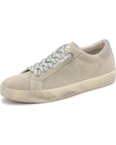 Sportif pour Femme NATURAL WORLD ZAPATILLA DE MUJER MODELO CODY DE SERRAJE BEIGE