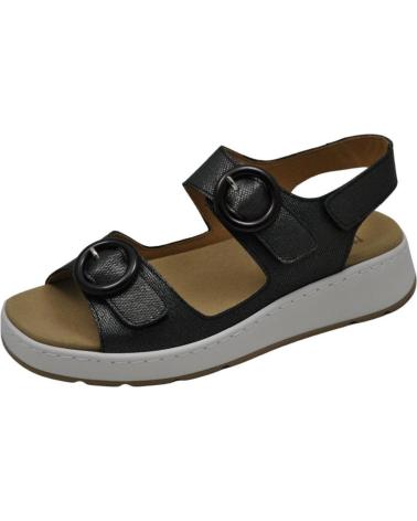 Sandalias de Mujer COMFORT CLASS OSLO-10 SANDALIA DE PIEL PARA PLANTILLAS DE M NEGRO