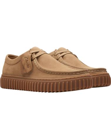 Sapatos de Homem CLARKS TORHILL LO 26173471 MARRN MARRóN