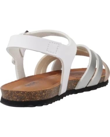 GEOX Sandalias Chilene Blanco-Rosa en blanco para ninas BLANCO