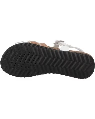 GEOX Sandalias Chilene Blanco-Rosa en blanco para ninas BLANCO
