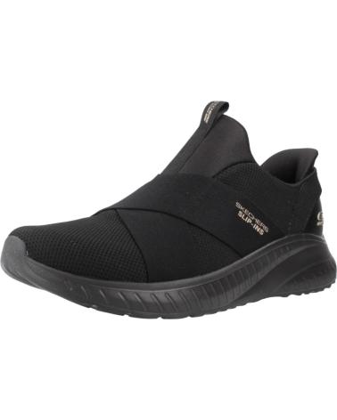 Scarpe-Sport-De-Mujer-SKECHERS-ZAPATILLAS-MUJER-MODELO-SLIP-INS-BOBS-SQUAD-CHAOS-YOU-MOMENT-BBK