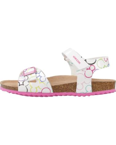 Sandali per Bambina GEOX SANDALIAS NINA MODELO J ADRIEL GIRL COLOR BLANCO C0653