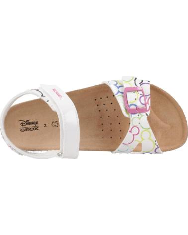 Sandali per Bambina GEOX SANDALIAS NINA MODELO J ADRIEL GIRL COLOR BLANCO C0653