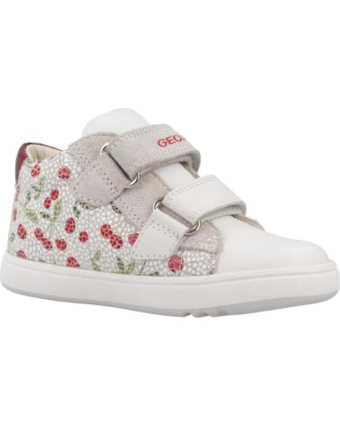 boy Mid boots GEOX ZAPATILLAS NINO MODELO B BIGLIA GIRL COLOR BLANCO C0050