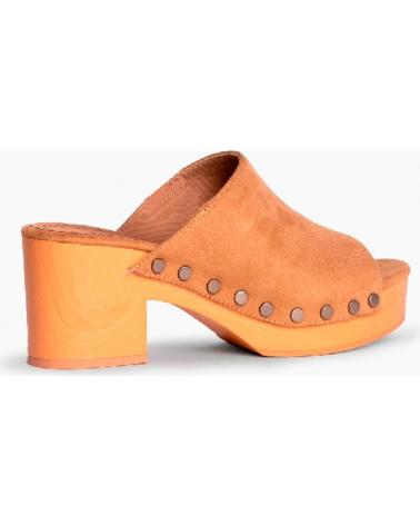 Zuecos de Mujer KESLEM ZUECO M4418 CAMEL