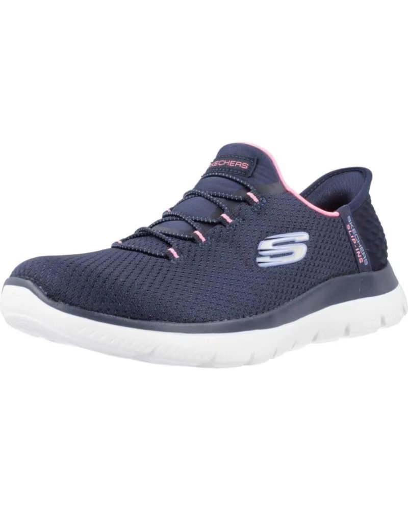 SKECHERS ZAPATILLAS MUJER MODELO SLIP-INS SUMMITS - DIAMOND DREAM COL NVPK