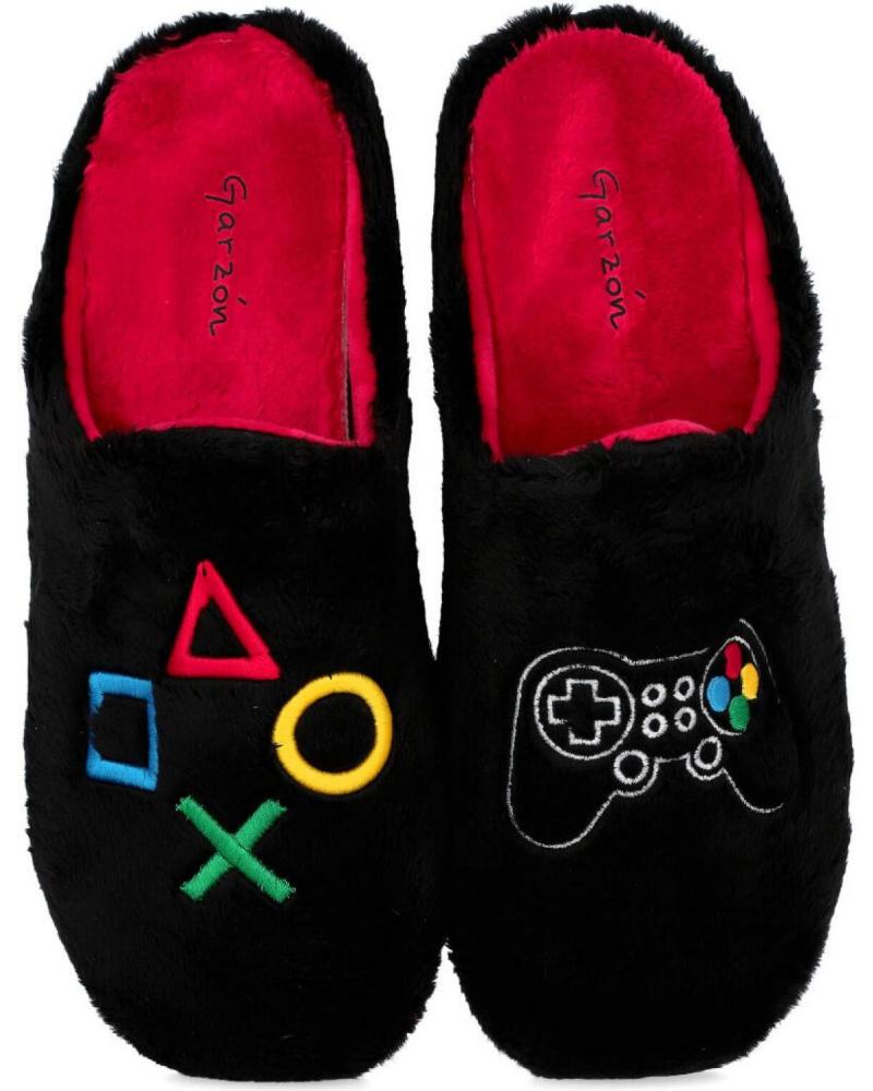 Calzado de casa de Hombre GARZON GARZON 8339 275 ZAPATILLAS DE CASA HOMBRE NEGRO