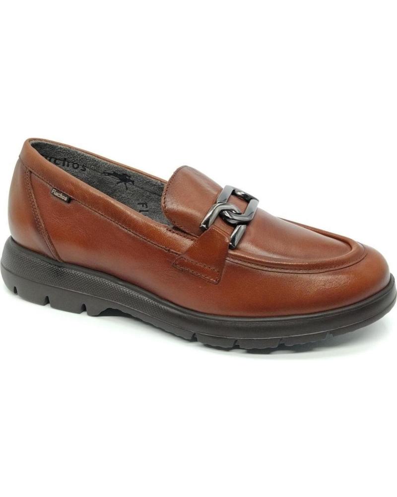 Halbschuhe für Damen FLUCHOS MOCASIN GLADIS F1794 CUERO MARRóN