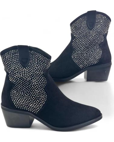 Stiefel für Damen TIMBOS BOTIN COWBOY DE MUJER 130911 NEGRO