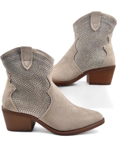 Stiefel für Damen TIMBOS BOTIN COWBOY DE MUJER 130910 BEIGE
