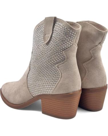 Stiefel für Damen TIMBOS BOTIN COWBOY DE MUJER 130910 BEIGE