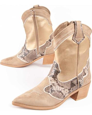 Botas de Mujer MONTEVITA BOTINIA8 BEIGE