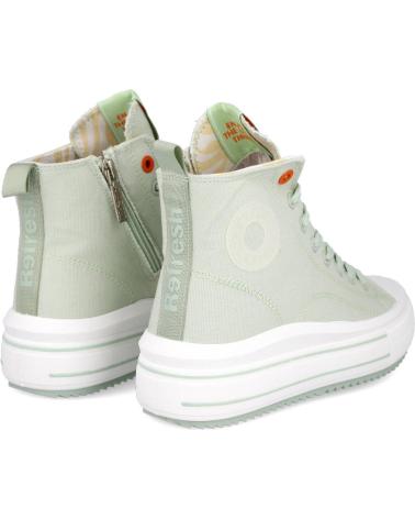 Stivaletti per Donna REFRESH 172722 ZAPATILLAS ALTAS DE LONA PARA MUJER AQUA