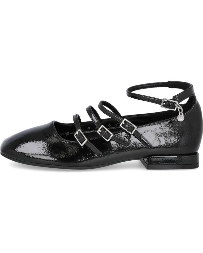 Scarpe-De-Mujer-XTI-143791-BAILARINAS-CON-HEBILLAS-DE-MUJER-NEGRO