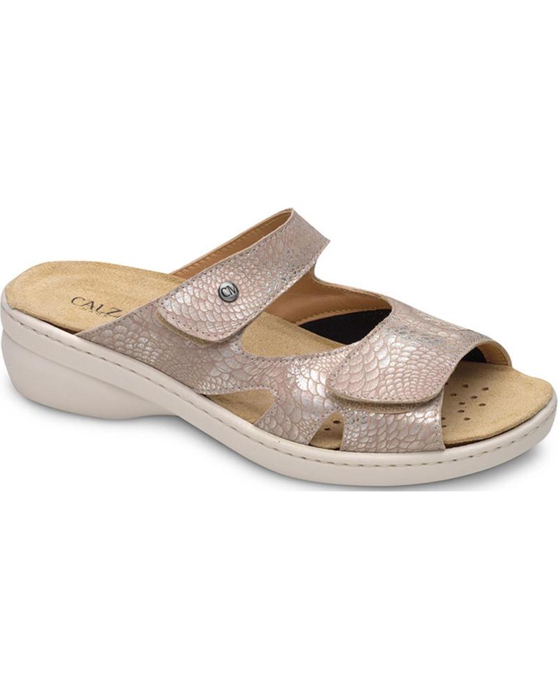 Sandali per Donna CALZAMEDI SANDALIAS ORTOPEDICAS 0782 JUANETES BEIGE