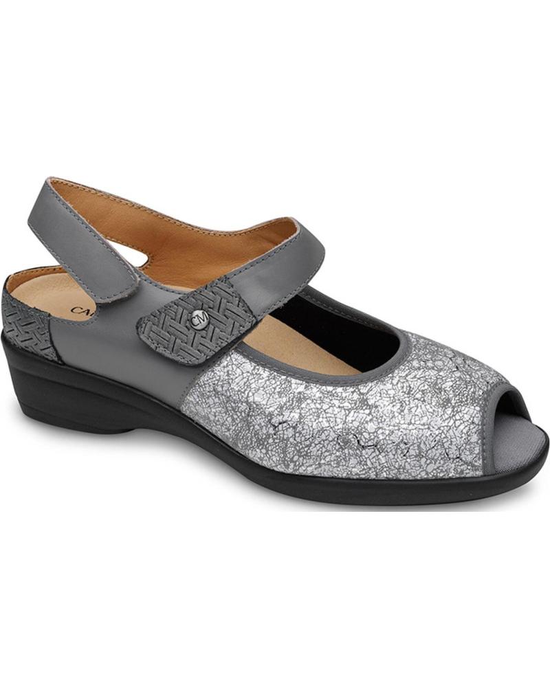 Sandalias de Mujer CALZAMEDI SANDALIAS ORTOPEDICAS 0784 DEDOS MARTILLO GRIS