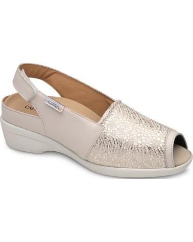 Sandalias de Mujer CALZAMEDI SANDALIAS ORTOPEDICAS 0785 PLANTILLAS BEIGE