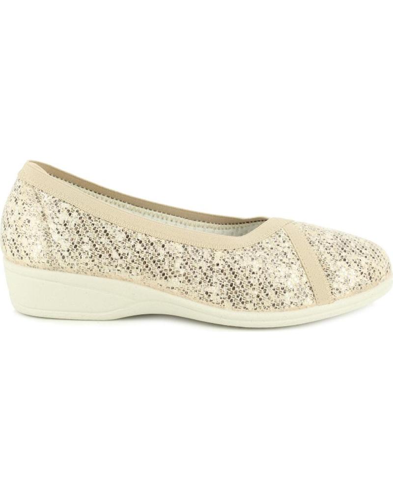 Woman Flat shoes D`CUTILLAS BAILARINA DOCTOR CUTILLAS 741 ESTAMPADO BEIG