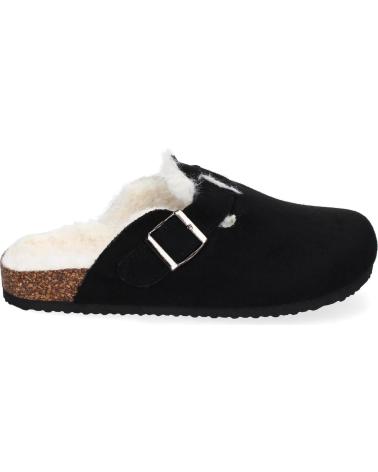 Scarpe per Donna PUNTOSALAO ZUECOS PLANOS CON PELOS PARA MUJER COLOR NEGRO 2780 VARIOS COLORES