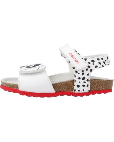 Sandali per Bambino GEOX SANDALIAS NINO MODELO B SANDAL CHALKI GIRL COLOR BLANCO C040 C0404
