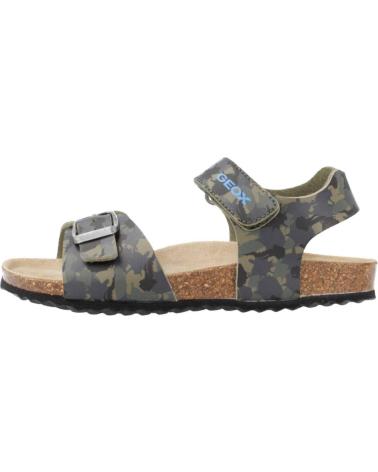 Sandali per Bambino GEOX SANDALIAS NINO MODELO J GHITA BOY COLOR VERDE C0483