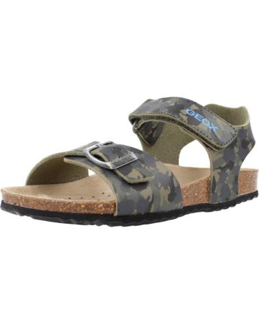 Sandali per Bambino GEOX SANDALIAS NINO MODELO J GHITA BOY COLOR VERDE C0483