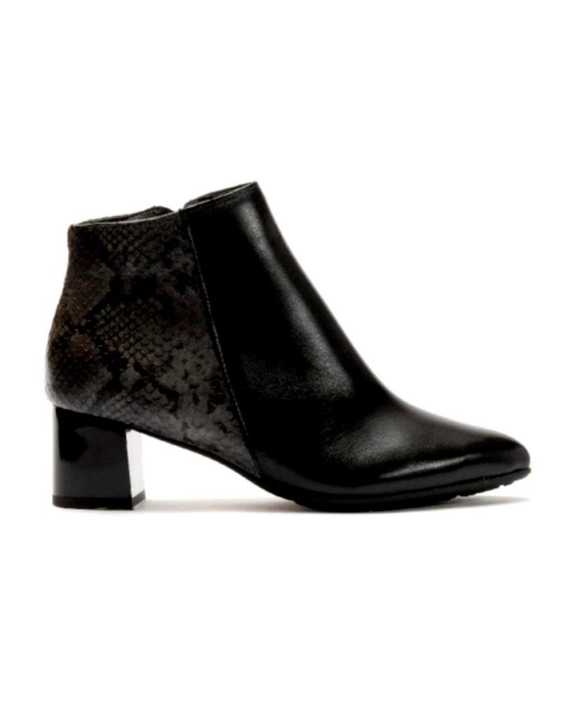 Botins de Mulher PITILLOS - BOTIN DETALLE SERPIENTE NEGRO