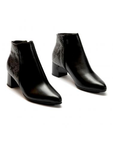 Botins de Mulher PITILLOS - BOTIN DETALLE SERPIENTE NEGRO