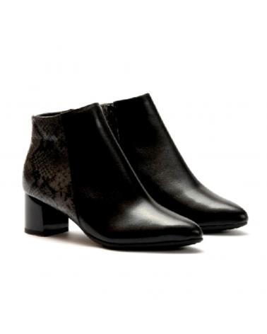 Botins de Mulher PITILLOS - BOTIN DETALLE SERPIENTE NEGRO