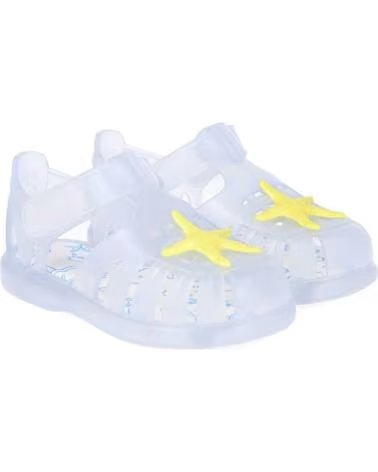 Chinelos-De-Niña-IGOR-S10234-108-SANDALIAS-CANGREJERAS-NINOS-BLANCO-AMARILLO