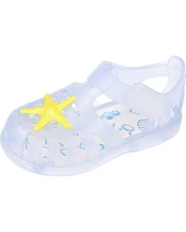 Chinelos-De-Niña-IGOR-S10234-108-SANDALIAS-CANGREJERAS-NINOS-BLANCO-AMARILLO