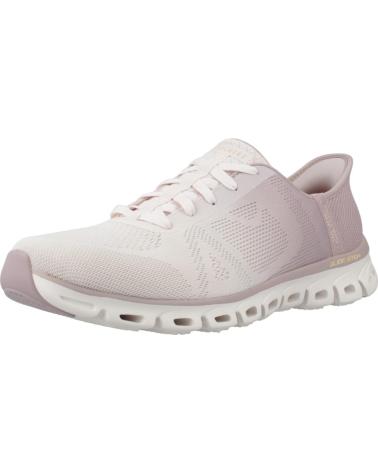 SKECHERS ZAPATILLAS MUJER MODELO GLIDE-STEP - EXCITE COLOR ROSA MVE