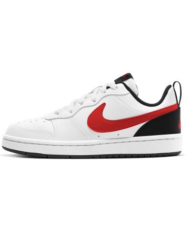 Esportes  de Homem e Menino NIKE ZAPATILLAS COURT BOROUGH LOW 2 GS WHITE-UNIVERSITY-RED-BLACK BLANCO-ROJO