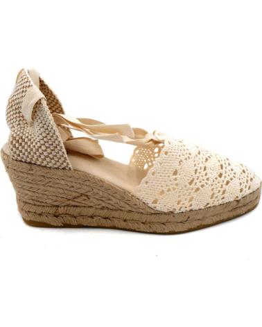 Sandalias de Mujer DALSON ESPADRILLES DALSON - ALPARGATA PUNTILLA PARA MUJER COLOR CRUDO BLANCO ROTO