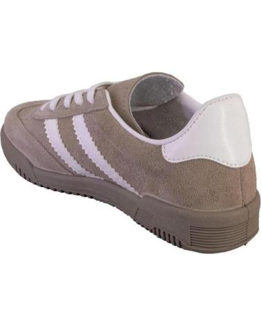 Esportes  de Mulher ROAL ZAPATILLA DEPORTIVA PLUMAFLEX LIGERA PIEL SERRAJE A35010 GRI NEGRO